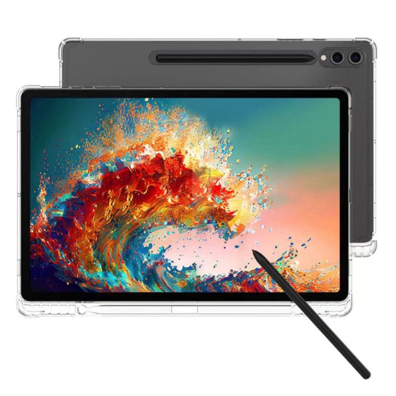 Skal Samsung Galaxy Tab S10 Plus Telefonfodral Förstärkt Transparent Med Pekpennahållare