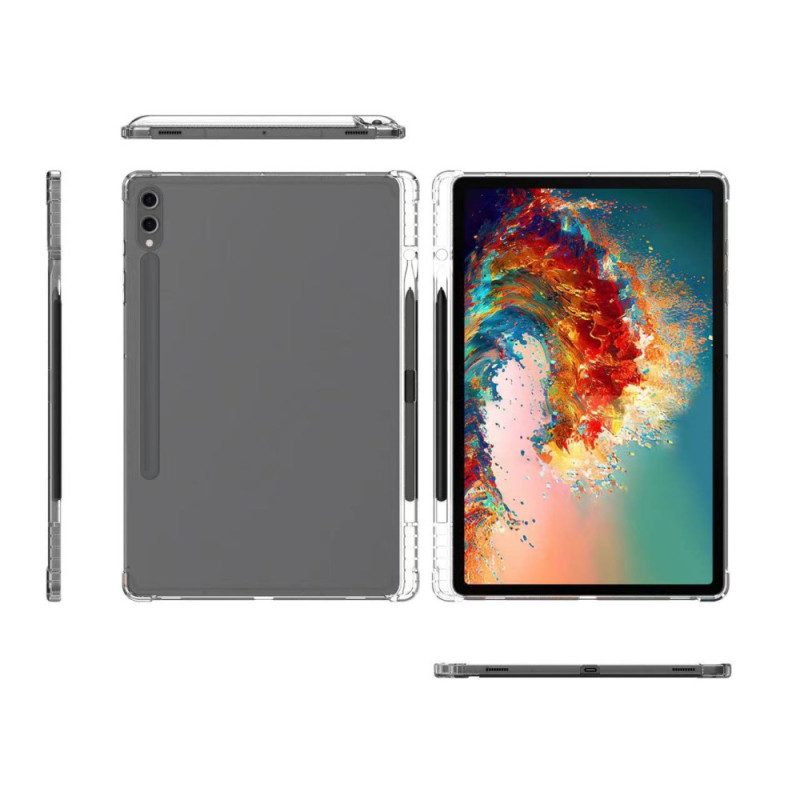 Skal Samsung Galaxy Tab S10 Plus Telefonfodral Förstärkt Transparent Med Pekpennahållare