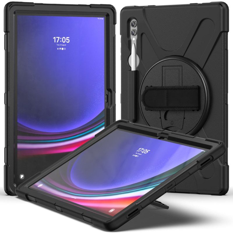 Skal Samsung Galaxy Tab S10 Ultra Trippelskyddande Rem Och Stativ
