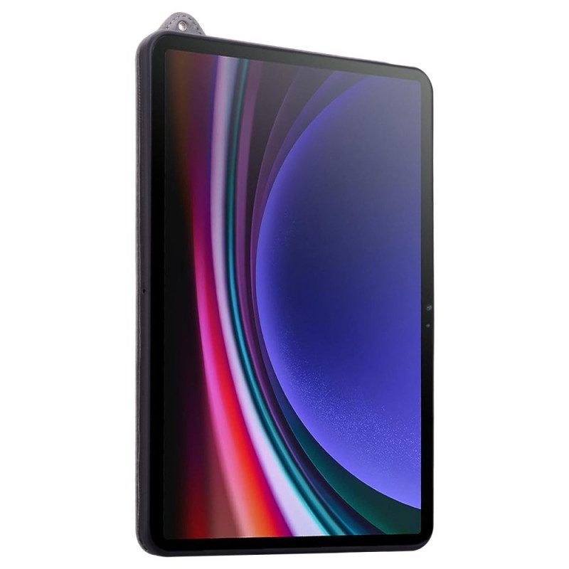 Skal Samsung Galaxy Tab S11 Ultra Lädereffekt Med Manuell Rem
