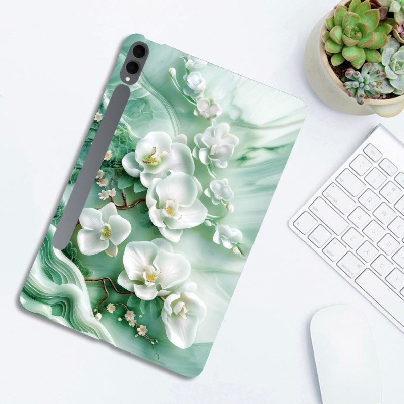 Skal Samsung Galaxy Tab S11 Ultra Telefonfodral Jadeblommor