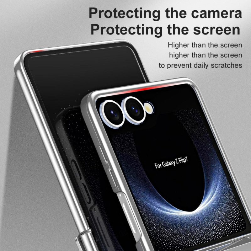 Skal Samsung Galaxy Z Flip 7 Anti-fingeravtrycks Metallisk Design