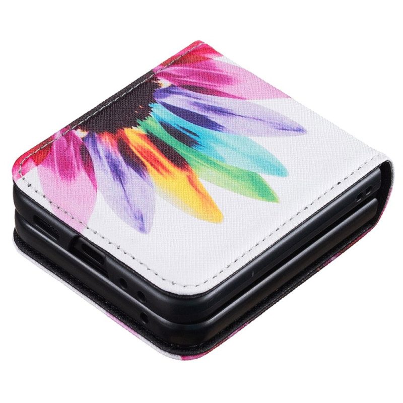 Skal Samsung Galaxy Z Flip 7 Fe Akvarellblomma