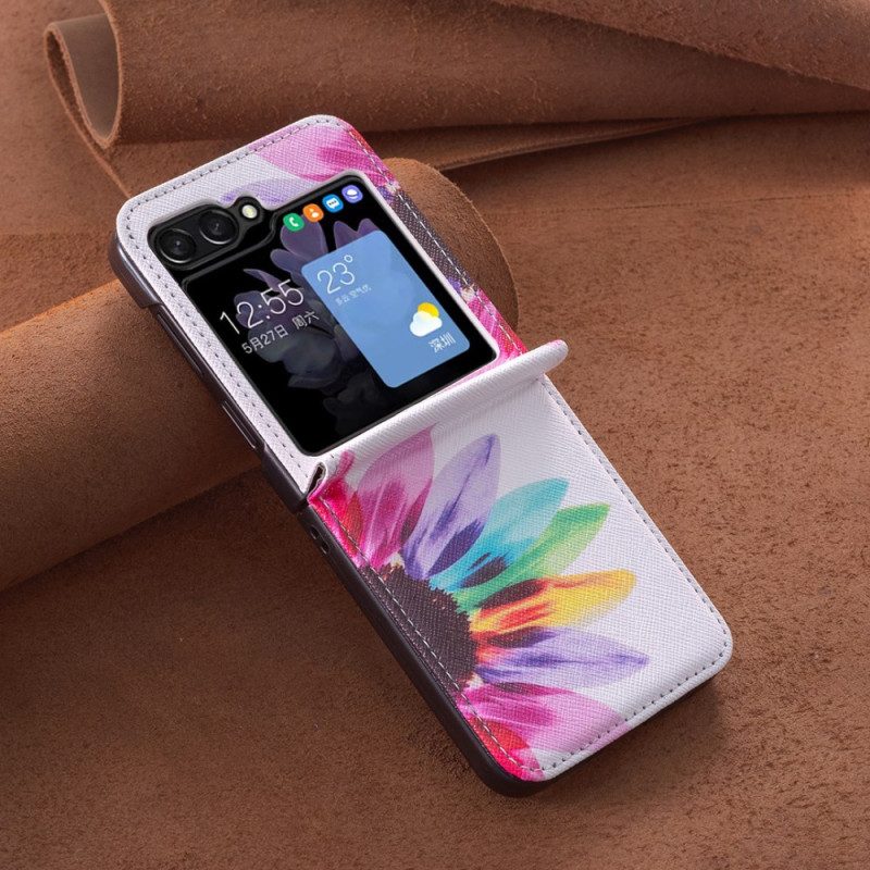 Skal Samsung Galaxy Z Flip 7 Fe Akvarellblomma