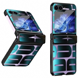 Skal Samsung Galaxy Z Flip 7 Fe Bokstäver Med Härdat Glas