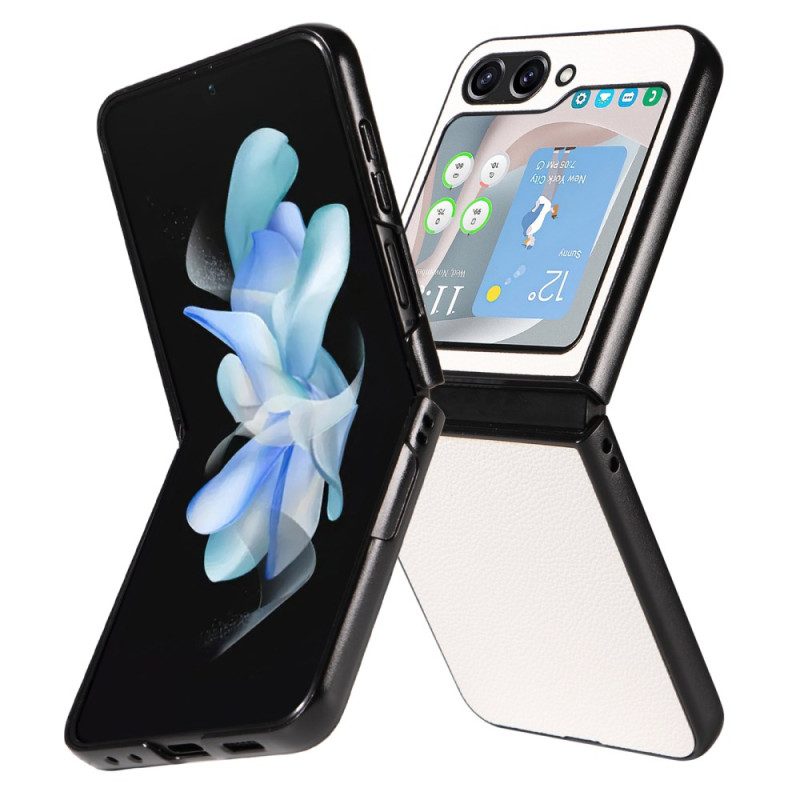 Skal Samsung Galaxy Z Flip 7 Fe Diskret Läderstil