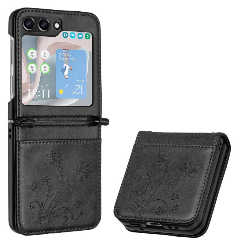 Skal Samsung Galaxy Z Flip 7 Fe Fjärilar Och Blommor