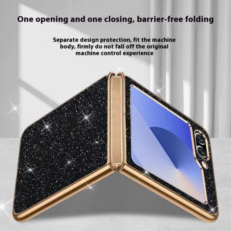 Skal Samsung Galaxy Z Flip 7 Fe Klassiskt Glitter