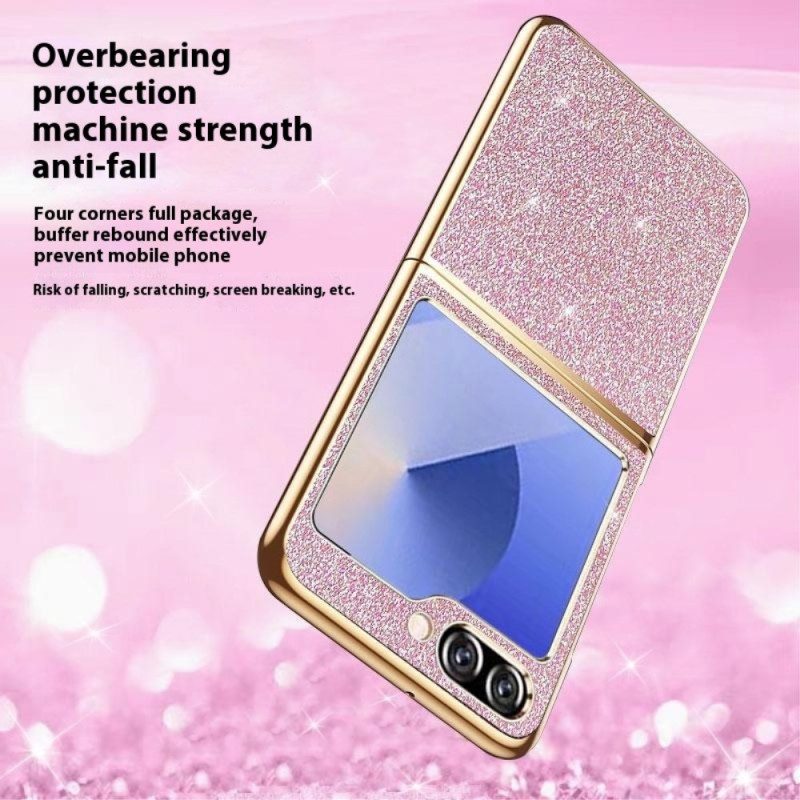 Skal Samsung Galaxy Z Flip 7 Fe Klassiskt Glitter