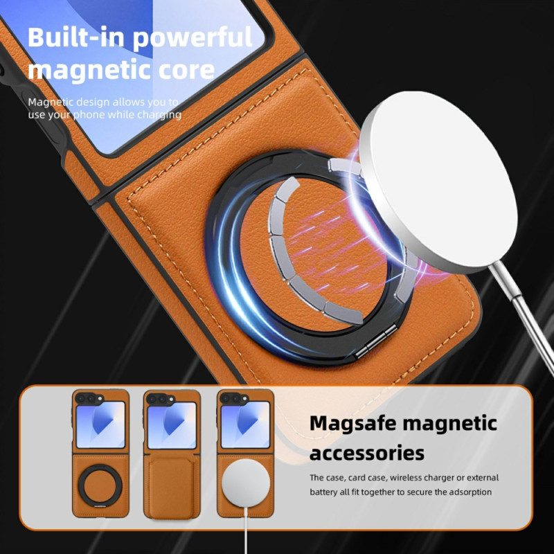 Skal Samsung Galaxy Z Flip 7 Fe Kompatibel Ringhållare Magsafe