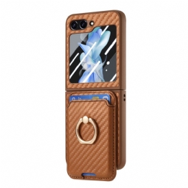 Skal Samsung Galaxy Z Flip 7 Fe Korthållare I Kolfiber