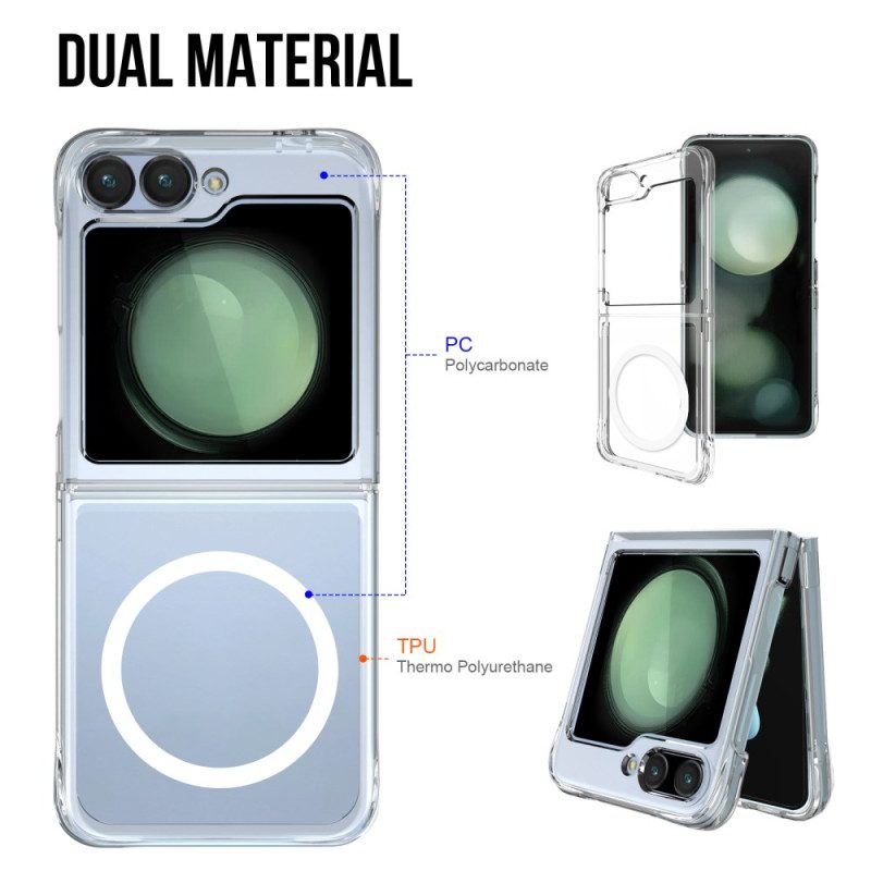 Skal Samsung Galaxy Z Flip 7 Fe Magnetisk Genomskinlig