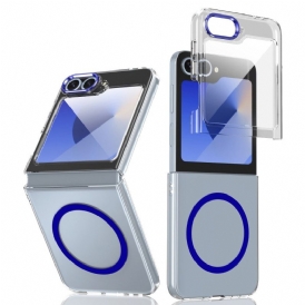 Skal Samsung Galaxy Z Flip 7 Fe Magsafe-kompatibel Genomskinlig Med Skärmskydd