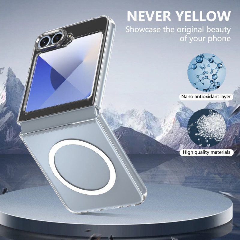 Skal Samsung Galaxy Z Flip 7 Fe Magsafe-kompatibel Genomskinlig Med Skärmskydd