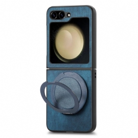 Skal Samsung Galaxy Z Flip 7 Fe Mockaeffekt Med Roterande Stativ