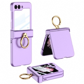 Skal Samsung Galaxy Z Flip 7 Fe Ringhållare Och Gkk Skärmskydd I Härdat Glas