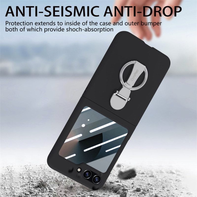 Skal Samsung Galaxy Z Flip 7 Fe Ringhållare Och Skärmskydd