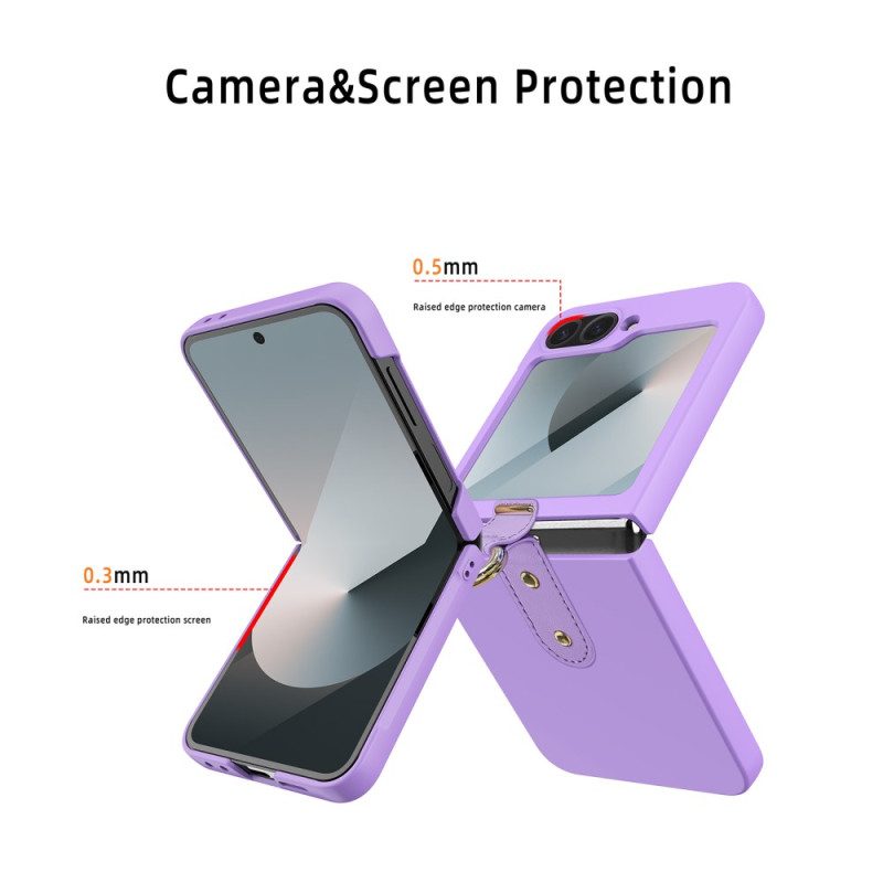 Skal Samsung Galaxy Z Flip 7 Fe Ringhållare Och Skyddsfilm
