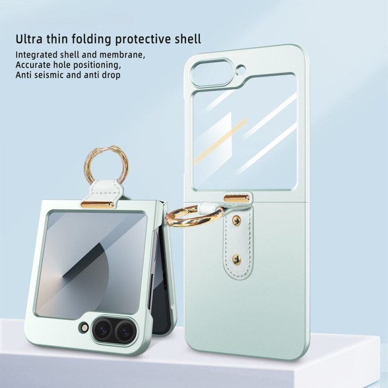 Skal Samsung Galaxy Z Flip 7 Fe Ringhållare Och Skyddsfilm