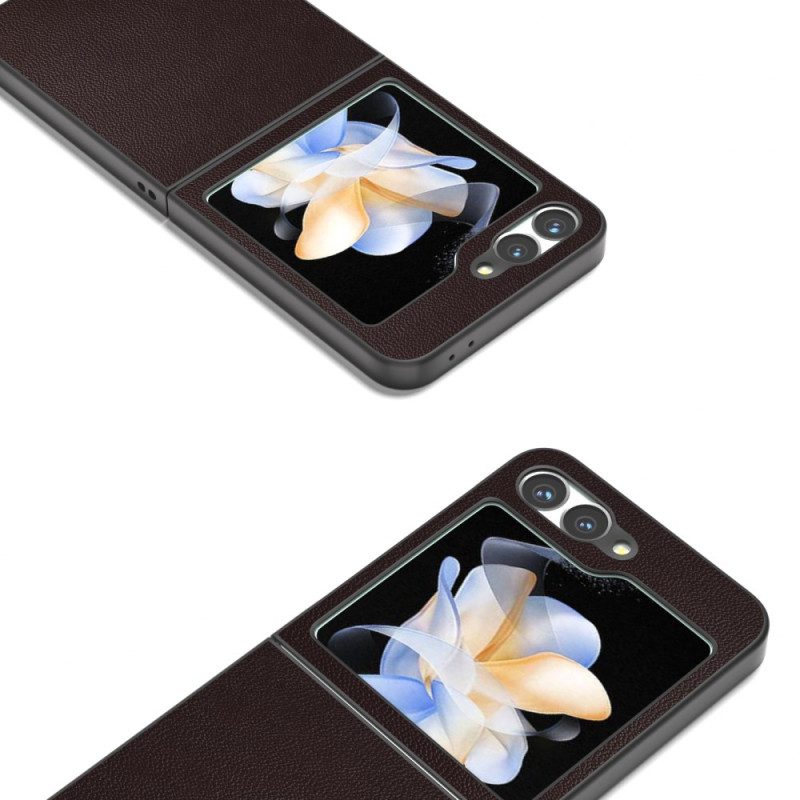 Skal Samsung Galaxy Z Flip 7 Fe Subtilt Läder