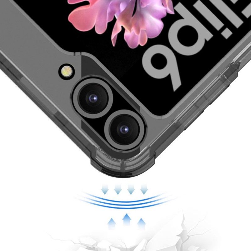 Skal Samsung Galaxy Z Flip 7 Fe Telefonfodral Genomskinlig Ringhållare Gkk