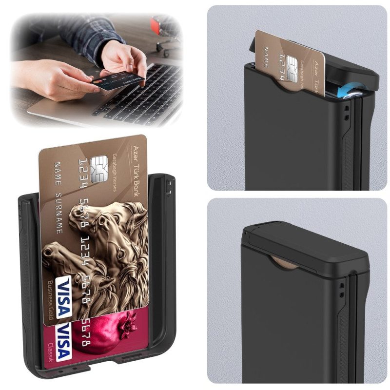 Skal Samsung Galaxy Z Flip 7 Fe Telefonfodral Inbyggt Stativ Och Korthållare