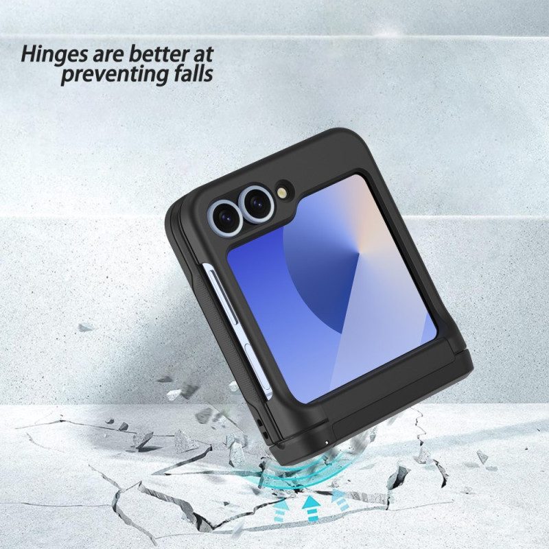 Skal Samsung Galaxy Z Flip 7 Fe Telefonfodral Inbyggt Stativ Och Korthållare