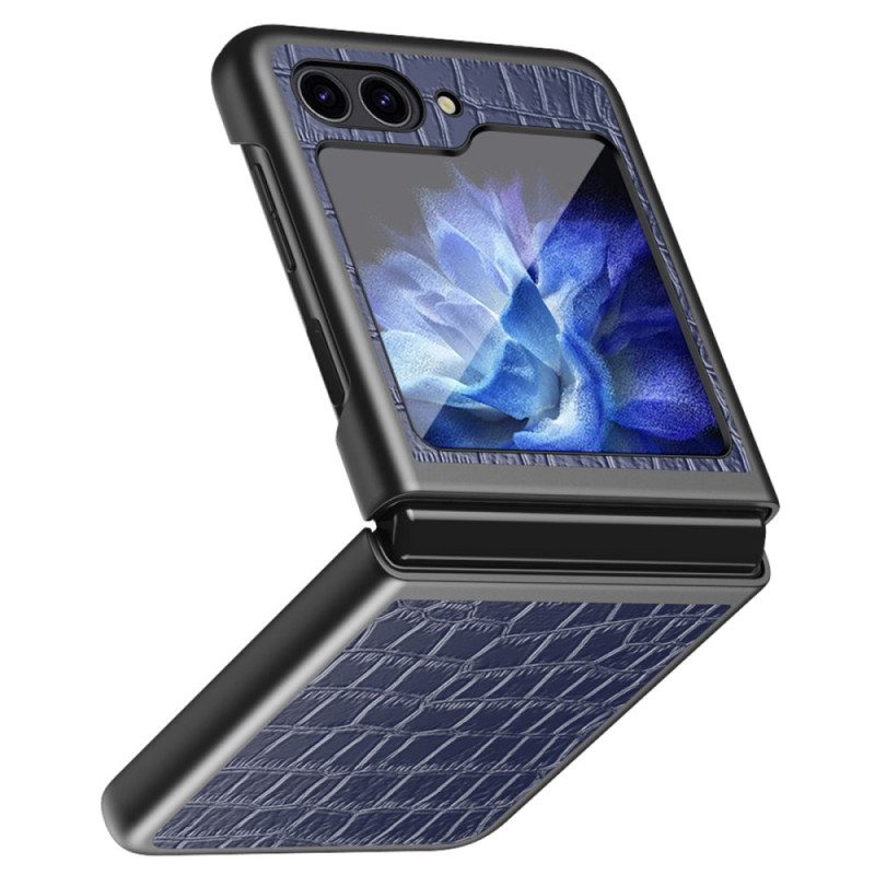 Skal Samsung Galaxy Z Flip 7 Fe Telefonfodral Krokodilstruktur