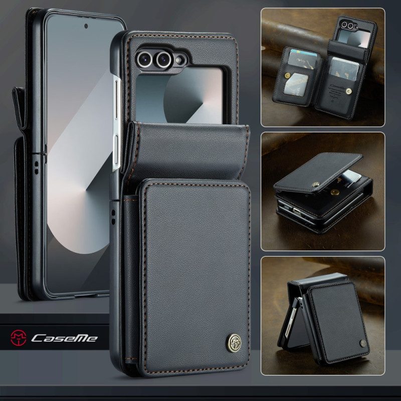 Skal Samsung Galaxy Z Flip 7 Fe Telefonfodral Rfid-skydd 5 Kortfack