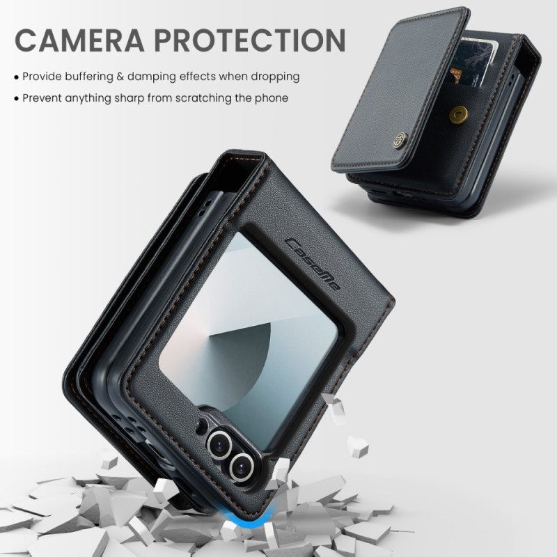 Skal Samsung Galaxy Z Flip 7 Fe Telefonfodral Rfid-skydd 5 Kortfack
