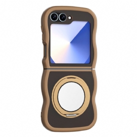 Skal Samsung Galaxy Z Flip 7 Fe Telefonfodral Roterande Stativ Och Inbyggd Spegel