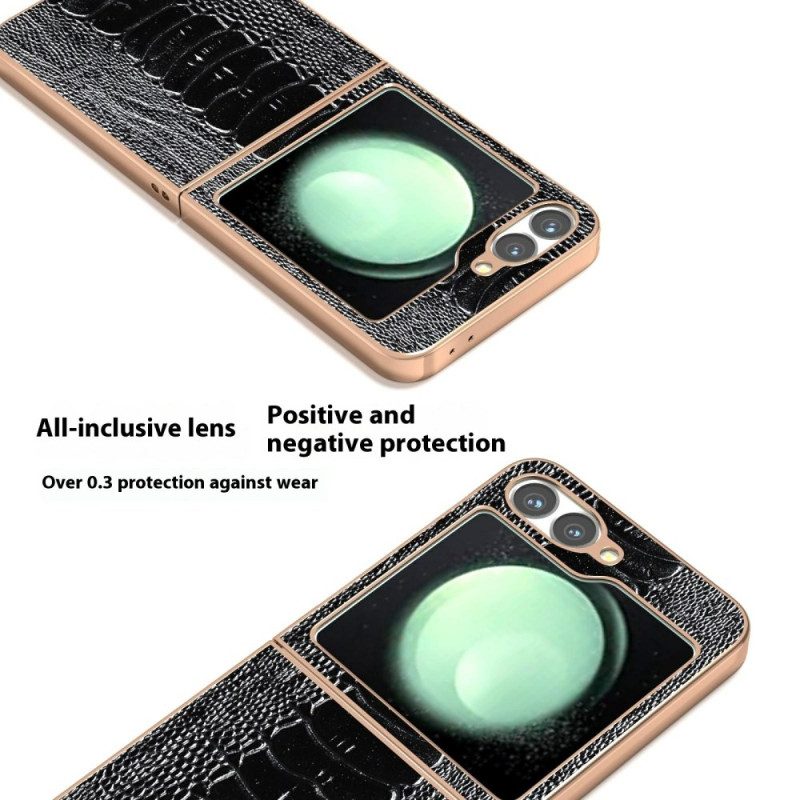Skal Samsung Galaxy Z Flip 7 Fe Telefonfodral Style Croco