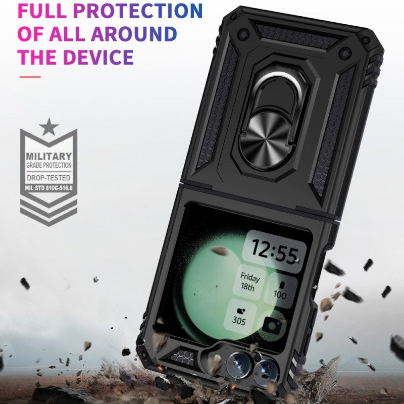 Skal Samsung Galaxy Z Flip 7 Fe Telefonfodral Ultrahållbar Ringhållare