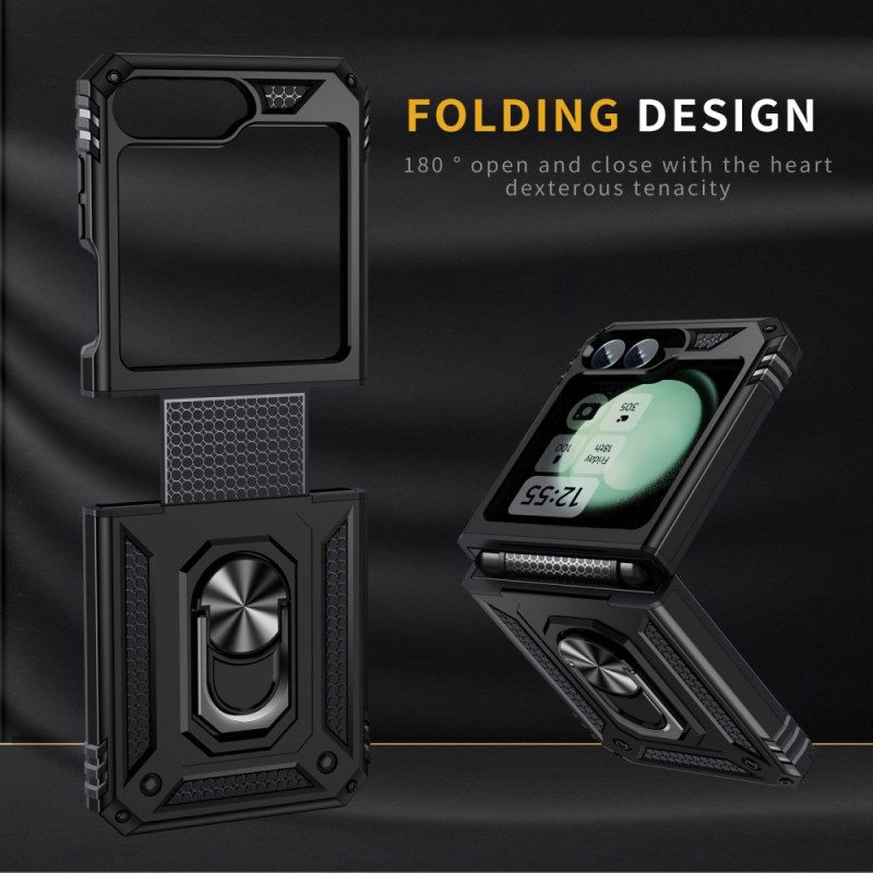 Skal Samsung Galaxy Z Flip 7 Fe Telefonfodral Ultrahållbar Ringhållare