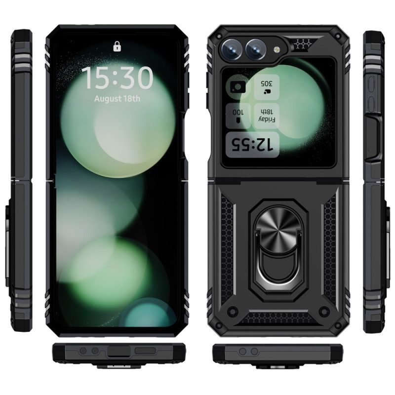 Skal Samsung Galaxy Z Flip 7 Fe Telefonfodral Ultrahållbar Ringhållare