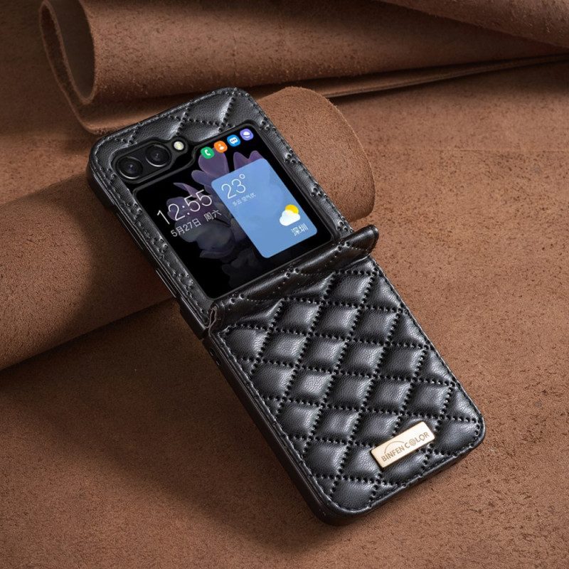Skal Samsung Galaxy Z Flip 7 Fe Vadderad Binfen-färg