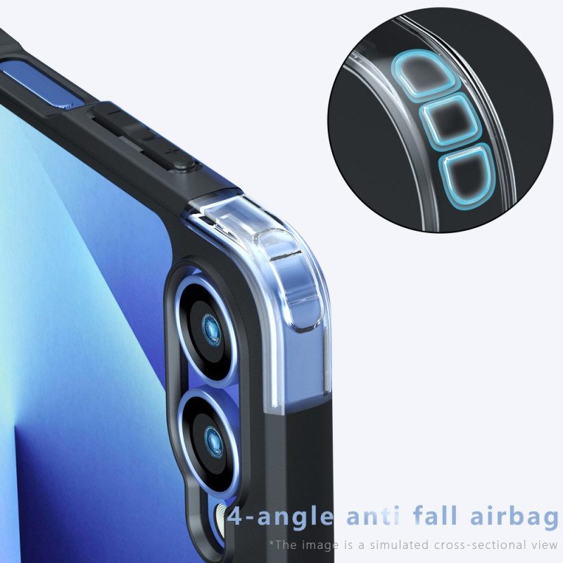 Skal Samsung Galaxy Z Flip 7 Genomskinligt Stötsäkert Skydd