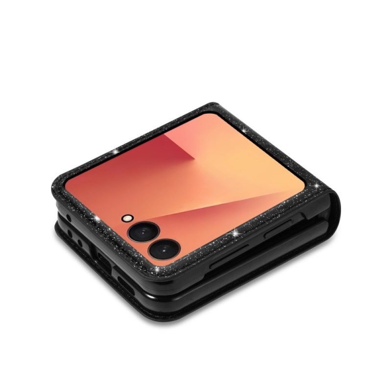 Skal Samsung Galaxy Z Flip 7 Glitterkorthållare