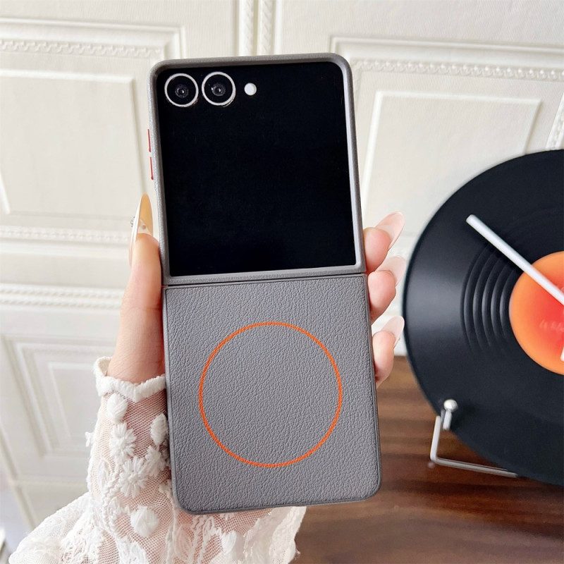 Skal Samsung Galaxy Z Flip 7 Kompatibel Med Magsafe Orange Ring