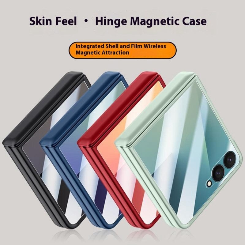 Skal Samsung Galaxy Z Flip 7 Magnetisk Med Metalleffekt