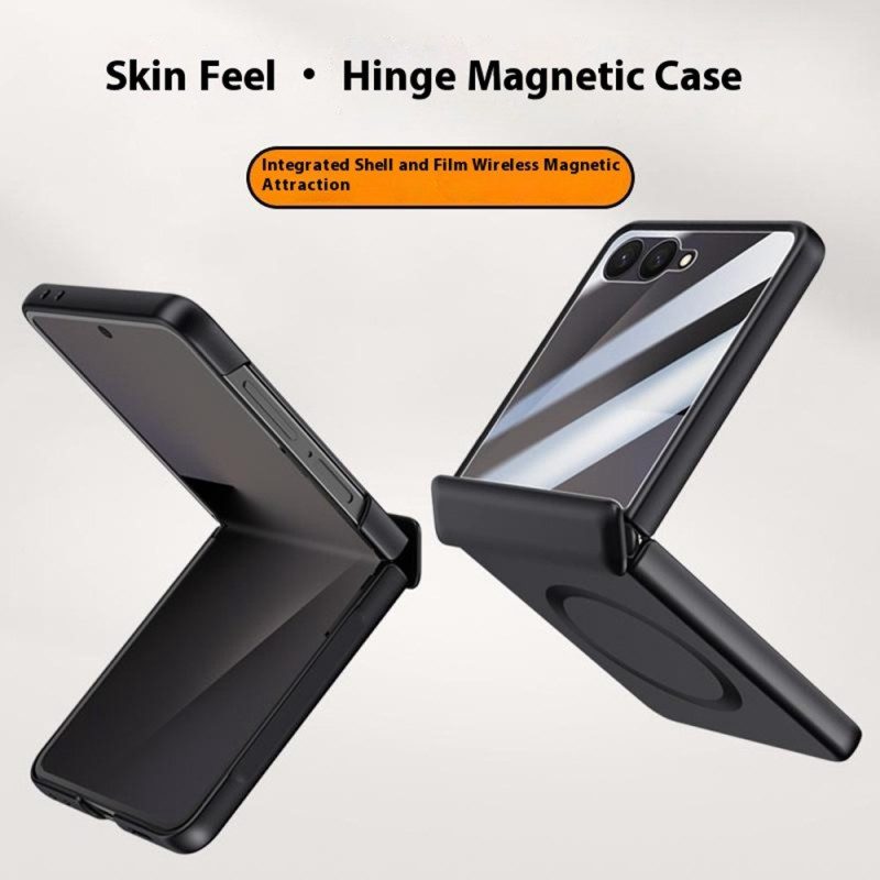 Skal Samsung Galaxy Z Flip 7 Magnetisk Med Metalleffekt