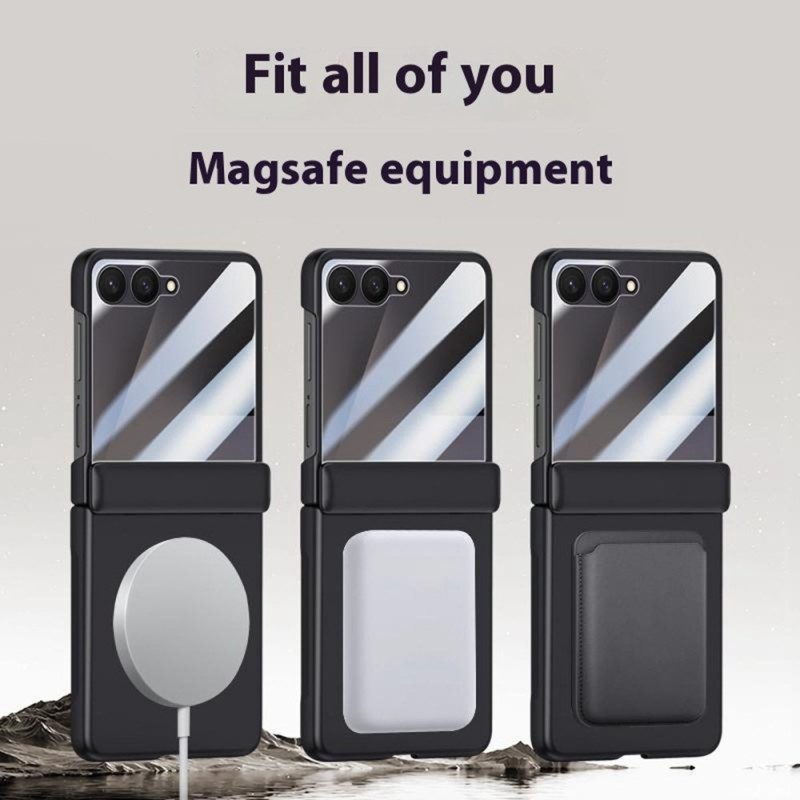 Skal Samsung Galaxy Z Flip 7 Magnetisk Med Metalleffekt