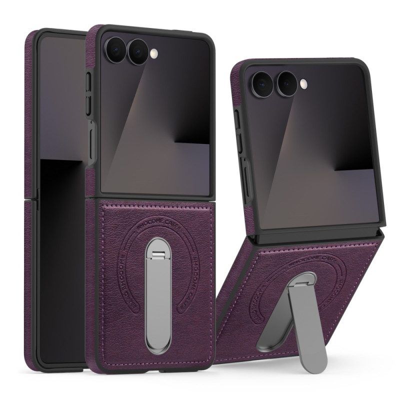Skal Samsung Galaxy Z Flip 7 Magnetisk Med Roterande Stativ