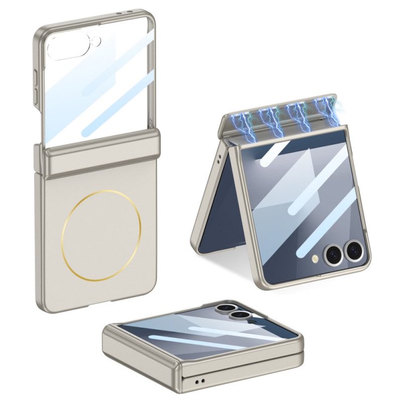 Skal Samsung Galaxy Z Flip 7 Med Magnetisk Fäste Gångjärnsskydd Och Gkk-märkning