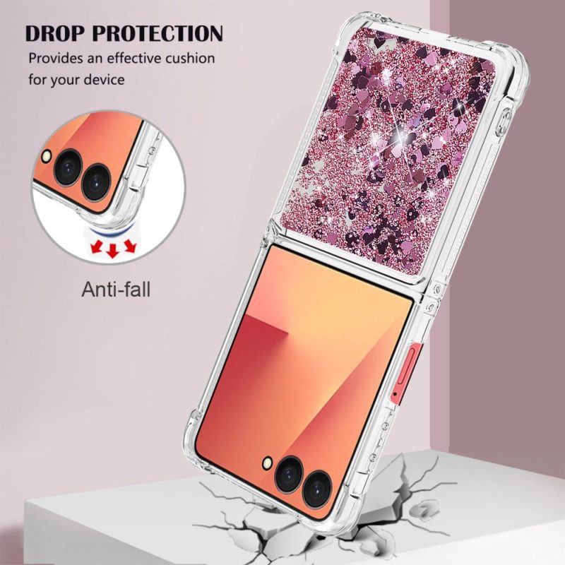 Skal Samsung Galaxy Z Flip 7 Paljetter