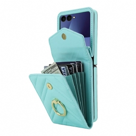 Skal Samsung Galaxy Z Flip 7 Rfid-blockerande Korthållare Och Rem