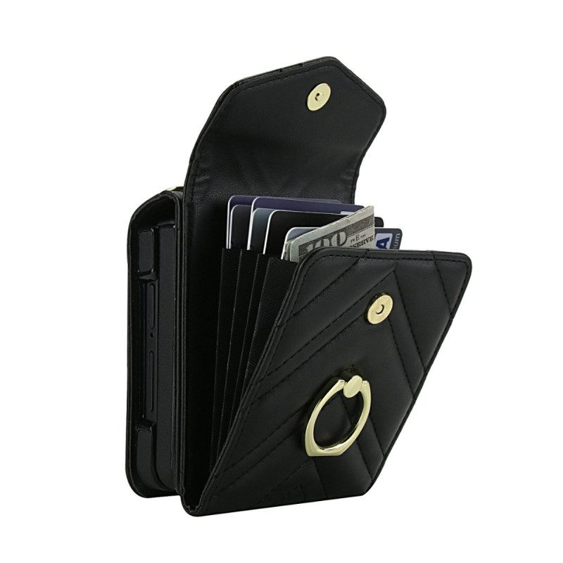 Skal Samsung Galaxy Z Flip 7 Rfid-blockerande Korthållare Och Rem