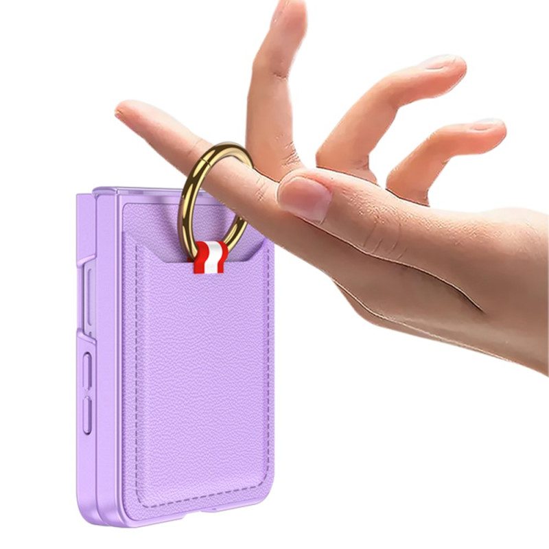 Skal Samsung Galaxy Z Flip 7 Ringhållare Och Korthållare