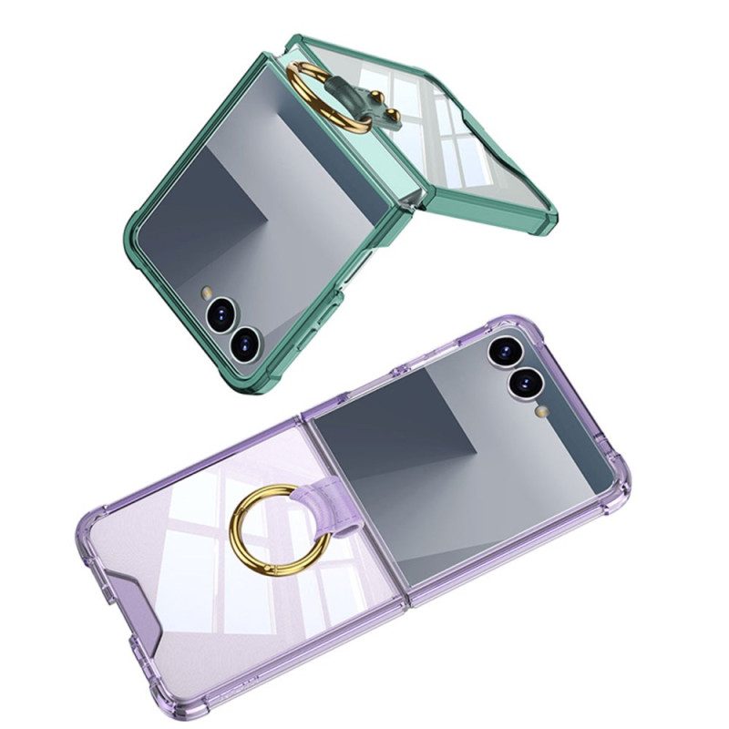Skal Samsung Galaxy Z Flip 7 Ringhållare Och Skydd Stötsäker