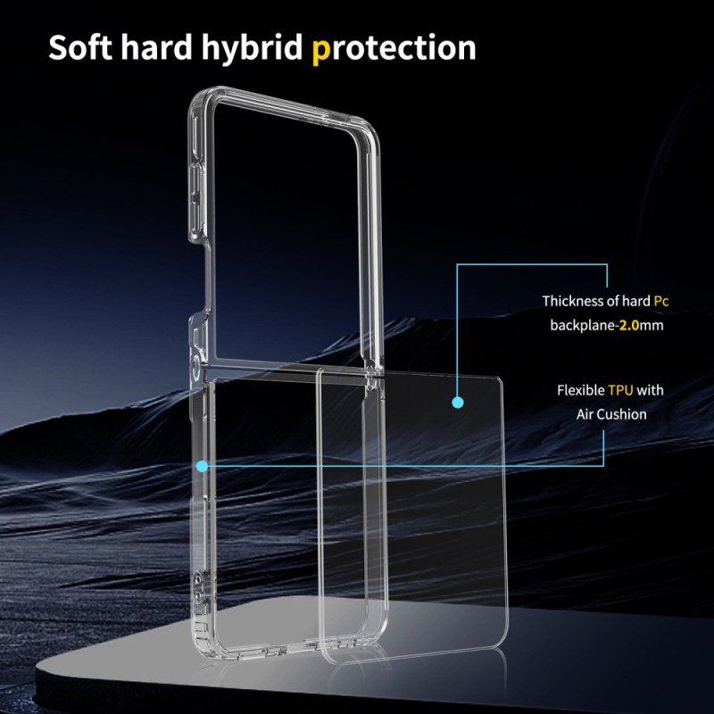 Skal Samsung Galaxy Z Flip 7 Telefonfodral Genomskinlig